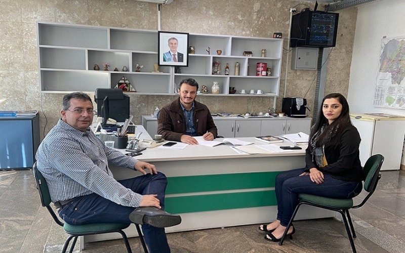 Diretor-presidente da Funtrab e o atual prefeito de Cassilândia renovam parceria referente à Casa do Trabalhador